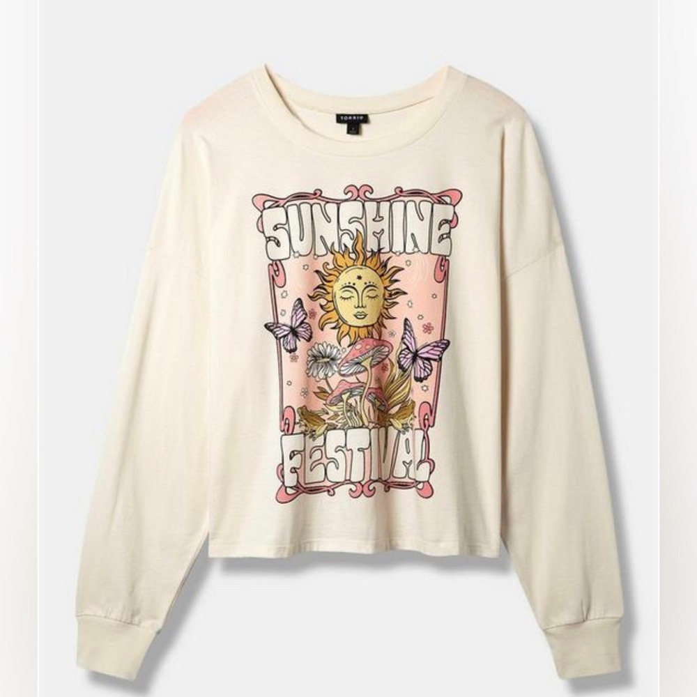 Torrid “Sunshine Festival” Sweatshirt Women’s Plus Size 4 (3/4XL)